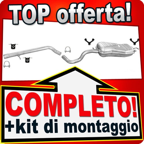 Scarico completo per golf - vw, 4